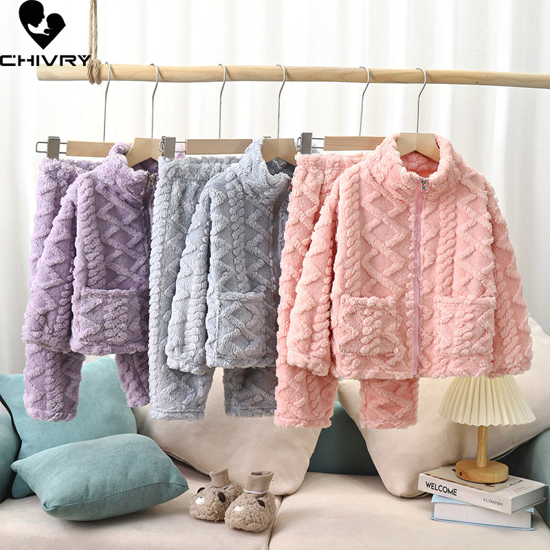 Baby Clothing Zipper - Nieuwe Kids Winter Dikker Warm Flanellen