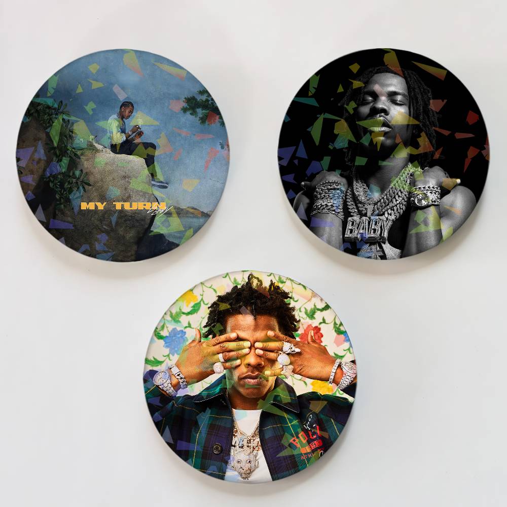Baby Clothing Japan - Rapper L-Lil Baby Laser Button Pins