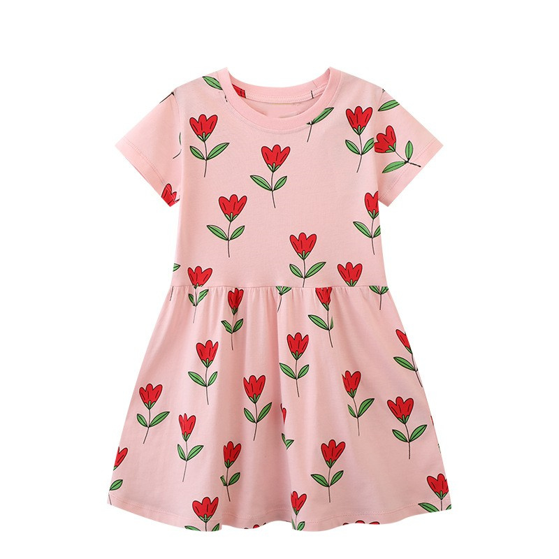 Baby Clothing Patterns Free - Springmeters 2-7T Prinses Meisjes Jurken Bloemen