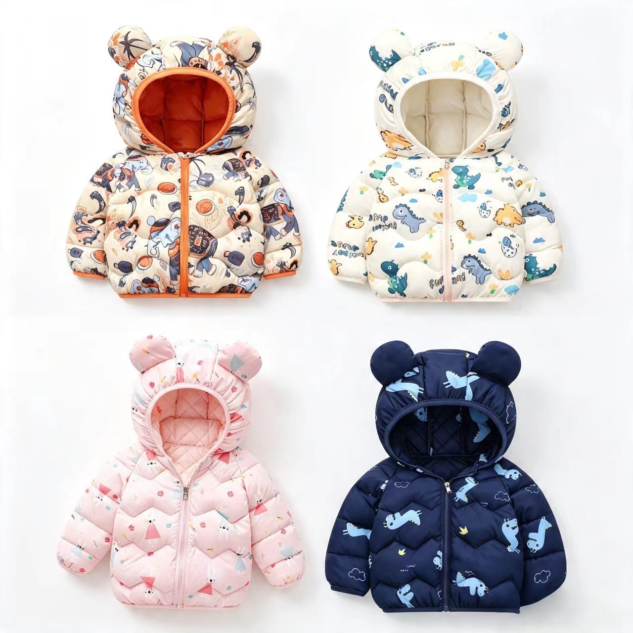 Baby Clothing Zipper - Kinderjas Baby Cartoon Jas Jongens Hoodie