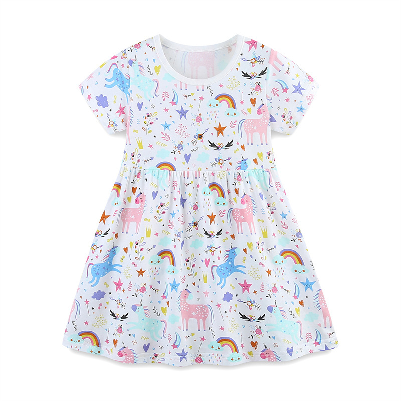 Baby Clothing Patterns Free - 2-7T Springmeters Regenboog Baby Prinsessenjurken met
