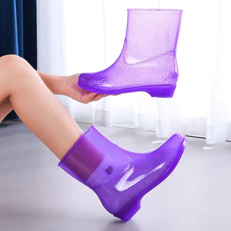 Soft Sole Booties - Nieuwe Damesregenschoenen Zachte Zool Antislip Hoge