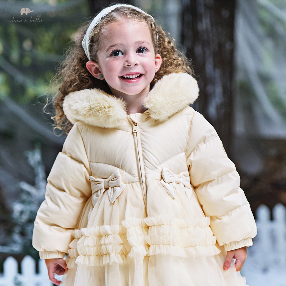 Baby Clothing Zipper - Dave Bella Meisjes Donsjack Herfst Winter