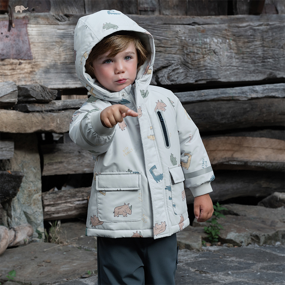 Baby Clothing Zipper - Dave Bella Jongens Fluwelen Jas Herfst