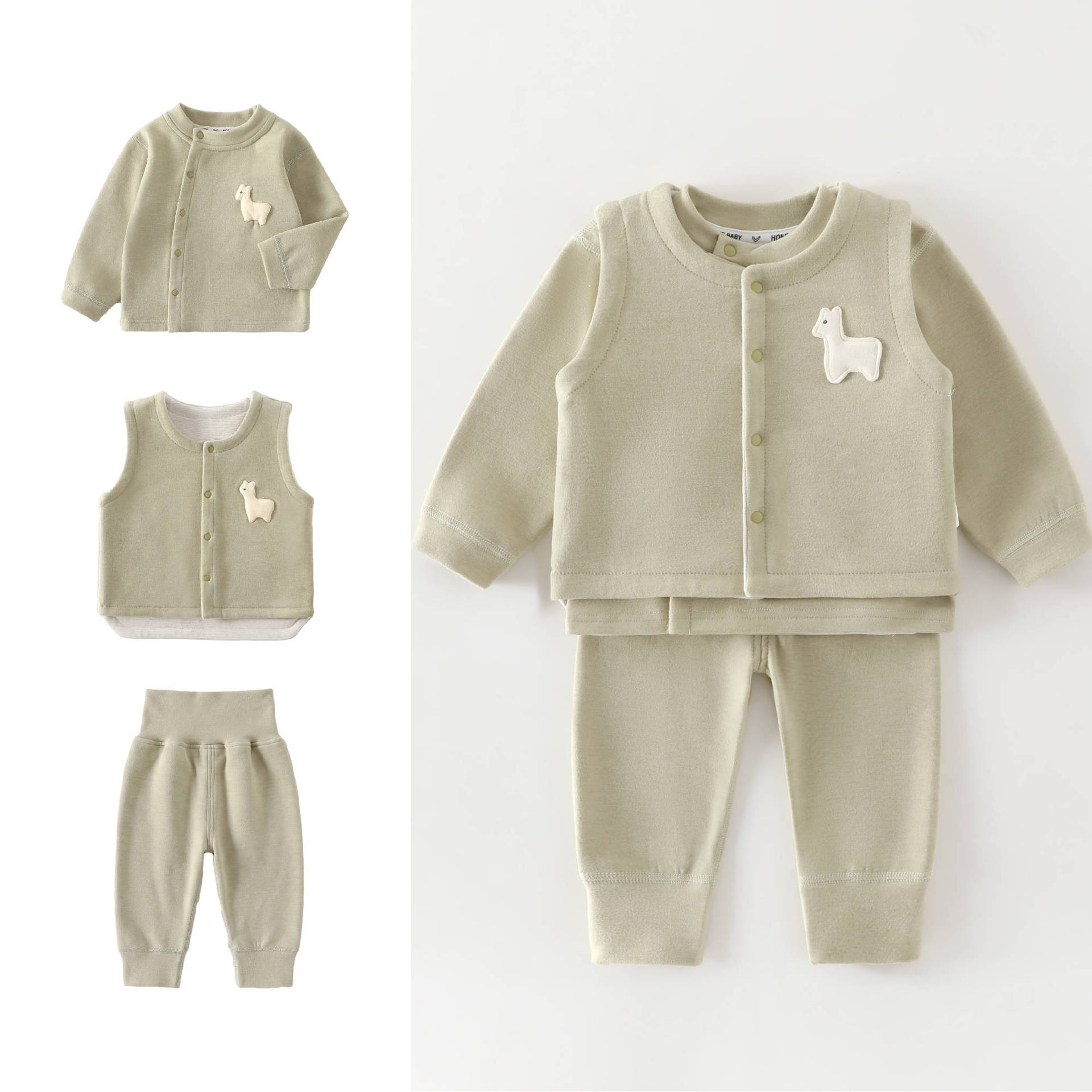 Baby Clothing Quality - 0-4 jaar oud babyvest + top