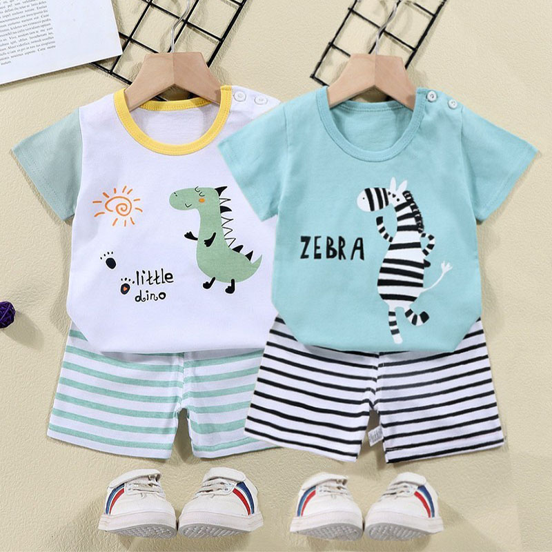 Katoen Tees + Shorts 2-delige  - Baby Clothing Patterns recensie en prijs