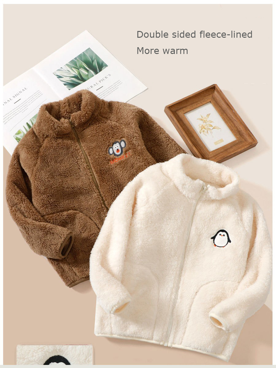 Zachte fleecekleding voor kind - Baby Clothing Zipper recensie en prijs